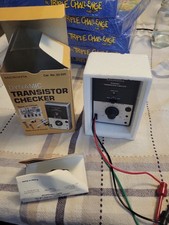 Vintage Micronta 22-025 Radio Shack Dynamic Transistor Checker Tester