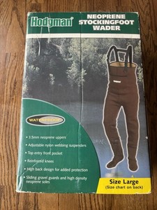 Hodgman Caster Neoprene Stocking Foot  Chest Wader Cast Cbc10 Size  Large Men’s