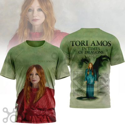 Tori Amos In Times of Dragons US Tour 2026 T-Shirt BT2225