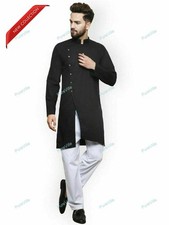 Mens Kurta Ethnic Dress Cotton Wear Mens Shirt Mens Kurta Plain Size S-7X