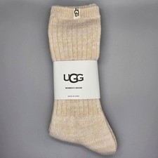 Ugg Beige Long Crew Socks NEW