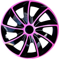 Radkappen 15 Zoll 4x NRM QUAD in Pink Radzierblende Radkappe