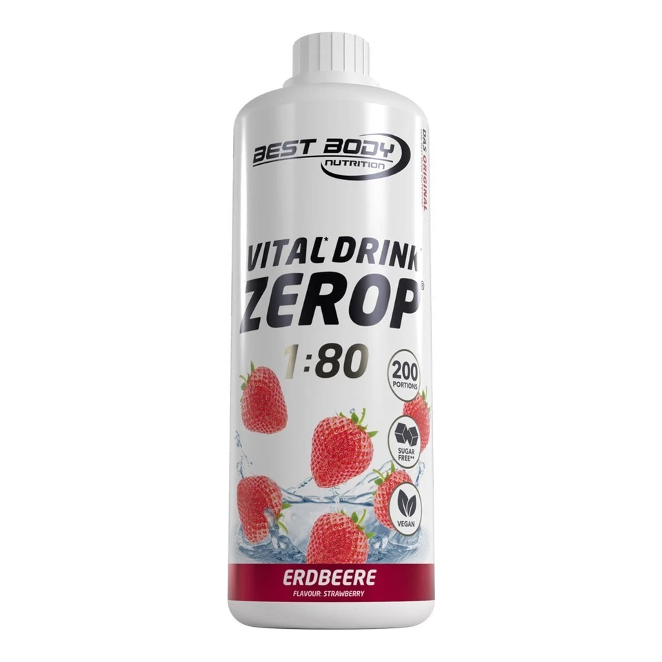 Best Body Nutrition Low Carb Vital Drink  2 x 1 L Mineraldrink Sirup  12,50€/Ltr - Bild 2 von 4