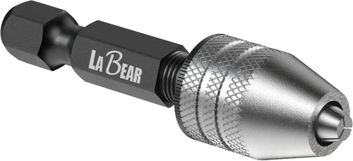 LABEAR - Mandrino per Trapano Mini Adattatore Senza Chiave 1/4 Pollice Gambo Esagonale | Capacità 0,3-3,2Mm  - Foto 6 di 12