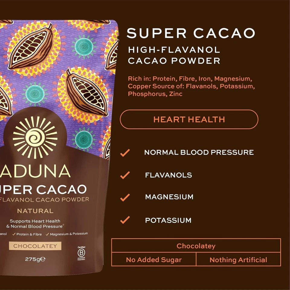 Cacao powder close-up and texture