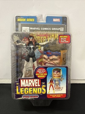 Marvel Legends Spider Woman Modok Series BAF Build A Figure 2006 Toy Biz NEW 35112711896