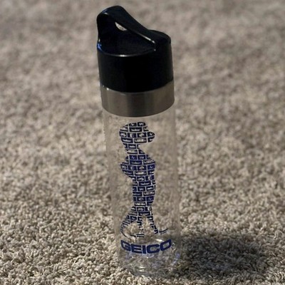 Geico Cold Beverage Plastic Travel Cup Logo Rambler Bottle Tumbler Water Drink