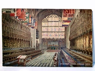 Windsor Castle. St. George´s Chapel. Großbritannien / England. Alte Ansichtskart
