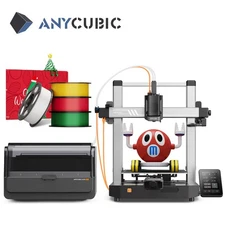 ANYCUBIC Kobra 3 V2 Combo Multicolor 3D Printer +4KG Silk PLA Christmas Gift Box