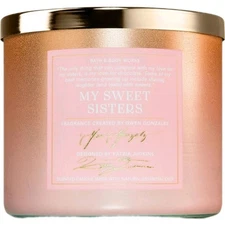 Bath & Body Works MY SWEET SISTERS 3-Wick w/ Natural Essential Oils Candle 14.5