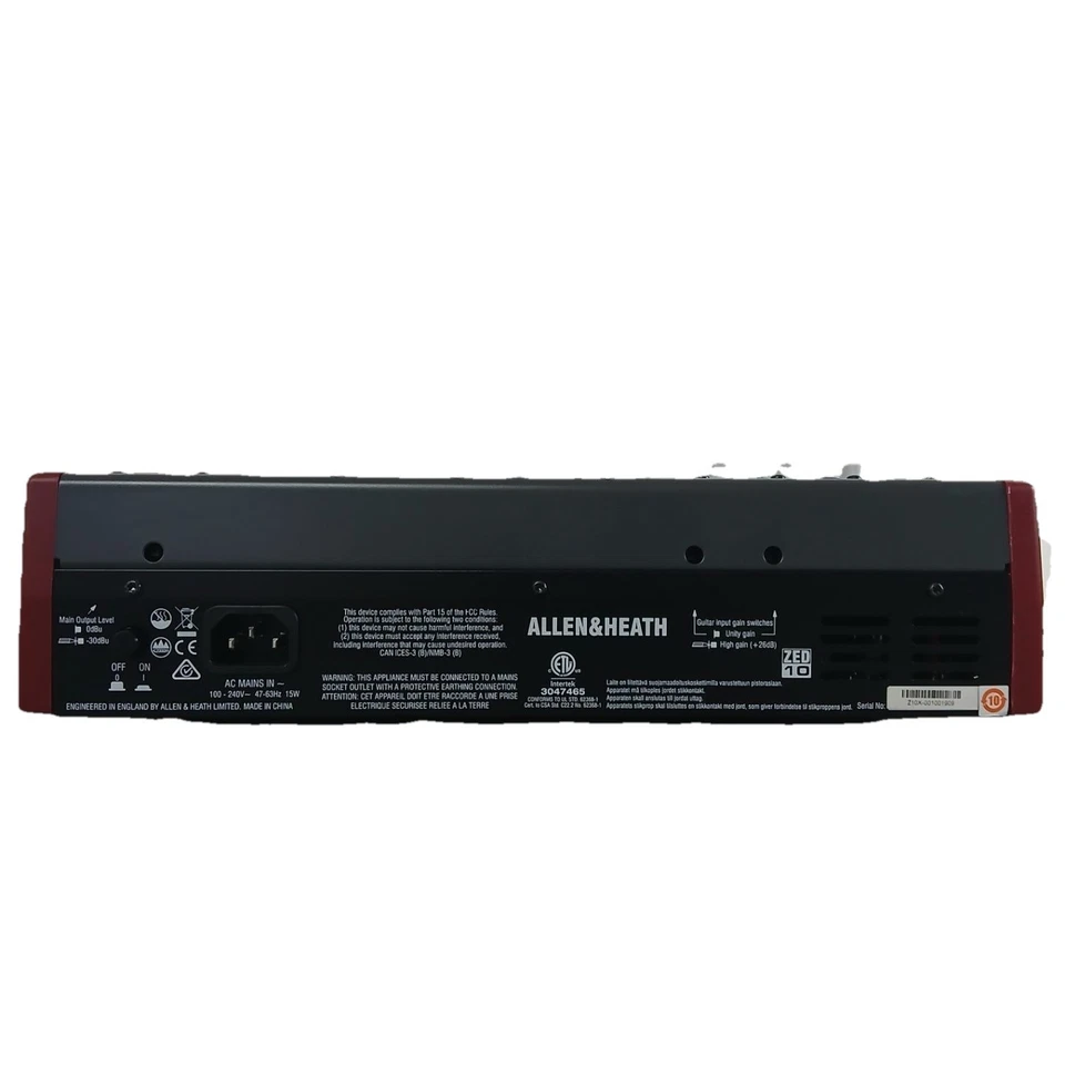 ZED-10 Mixer - Image 4 of 4