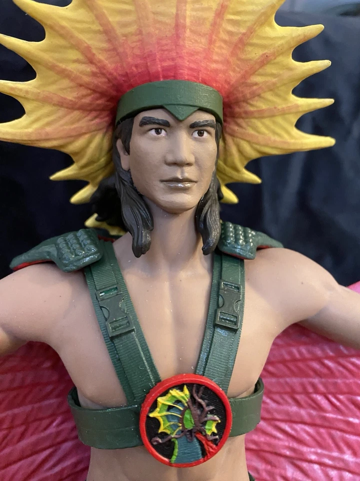 Figura de acción de lucha libre Ricky The Dragon Steamboat WWF WWE personalizada escala 1/6 Foto 2 de 4