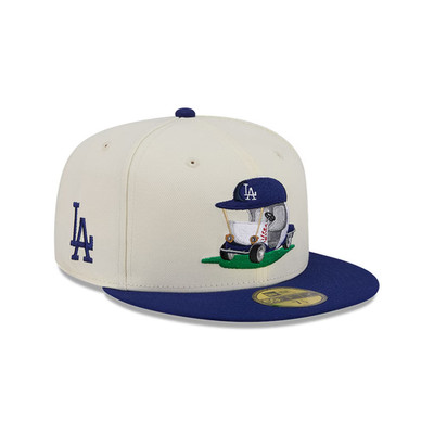 [BIG SALE] LA Dodgers New Era Fitted Cap 59FIFTY Bullpen Cart Style Hat