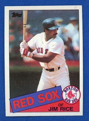 5 Karten Lot Jim Rice Boston Red Sox Hall of Famer 1979,84,85,87 - Bild 7 von 10