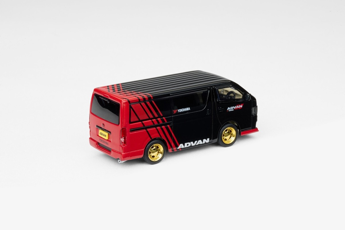 京商 1/64 TOYOTA HIACE ADVAN Massdi 1：64 TYT1710-2010 Toyota Hiace Advan Model Toy | eBay