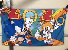 BK2- Sonic The Hedgehog Microfiber Beach Towel 30X52 inches Colorful