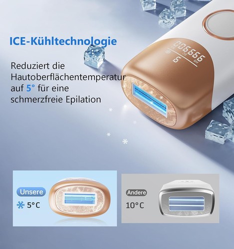 3 in 1 Pulsed Light Epilator with Cooling Function, 9 Levels - Picture 8 of 9