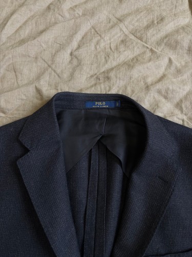 Polo Ralph Lauren Mens Gray Wool Sport Coat Casual Blazer Jacket Size M - Picture 2 of 7