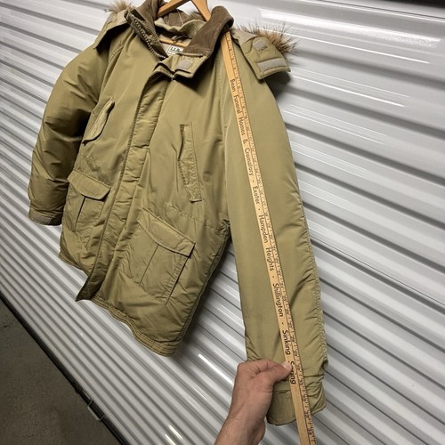 Vintage LL Bean Goose Down Parka Jacket Fur Trim Puffer Coat USA XL XXL - Picture 8 of 14