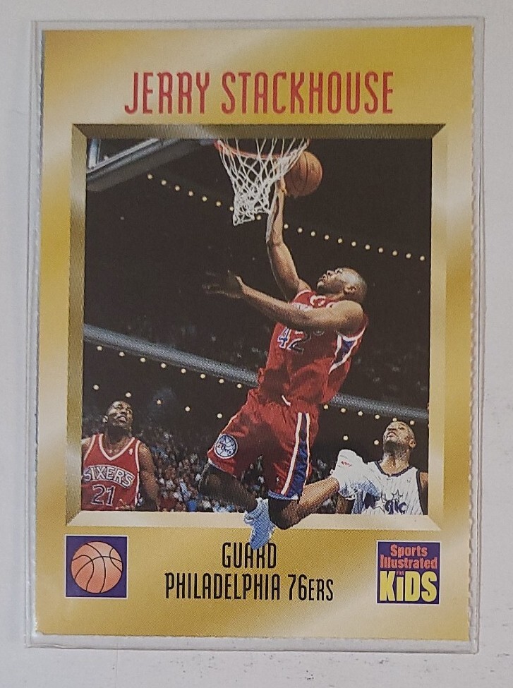 Jerry Stackhouse 1996 Sports Illustrated Kids #533 UNGRADED NO CREASES FO6496