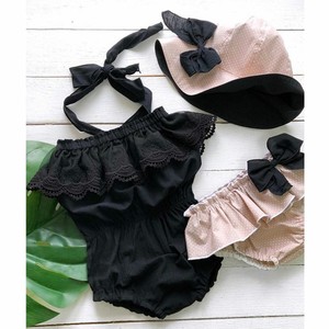 off the shoulder baby romper