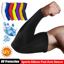Compression Sleeve Elbow Support Brace Arm Basketball Warm Elastic Men Women US