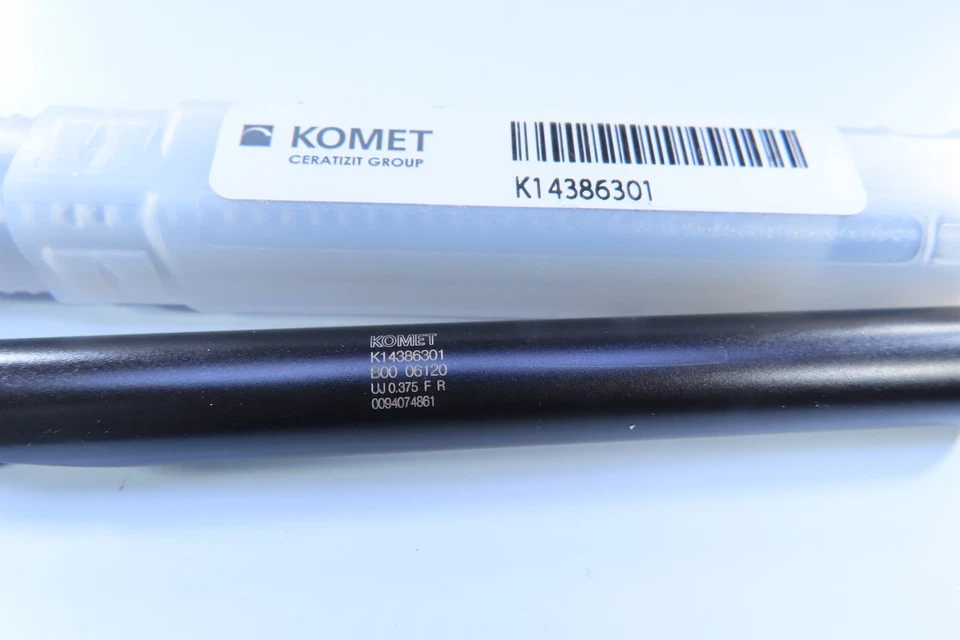 NEW 3/8" KOMET K14386301 CARBIDE INDEXABLE INSERT COOLANT BORING BAR LATHE TOOL - Image 2 of 3