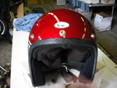 1970s helmet Buco red Harley Honda Kawasaki chopper Suzuki Small