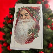 Vitg,Large Santa Face 1987, Gifted Line John Grossman, 2 Sheets In Pack, New.