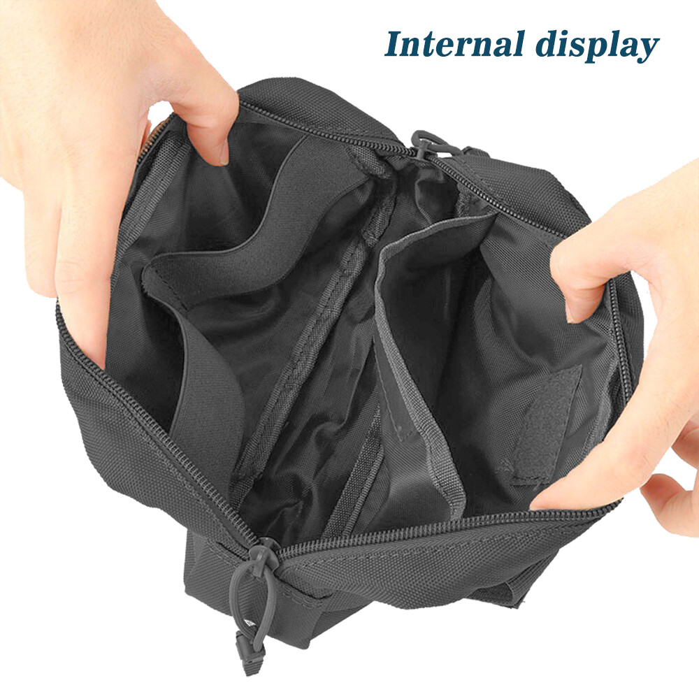 Tactical Molle Pouch EDC Multi-purpose Belt Waist Pack Bag Utility Phone Pocket