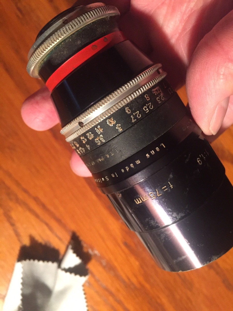 Kern Macro Switar 75mm f/1.9 C Mount Lens | eBay