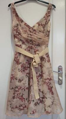 Phase Eight Occasion Floral Dress UK 8 Prom Ball Wedding Ascot