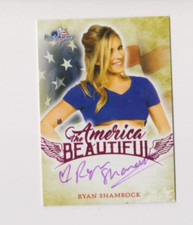 Ryan Shamrock Auto 2017 Benchwarmer America The Beautiful Authentic Autograph