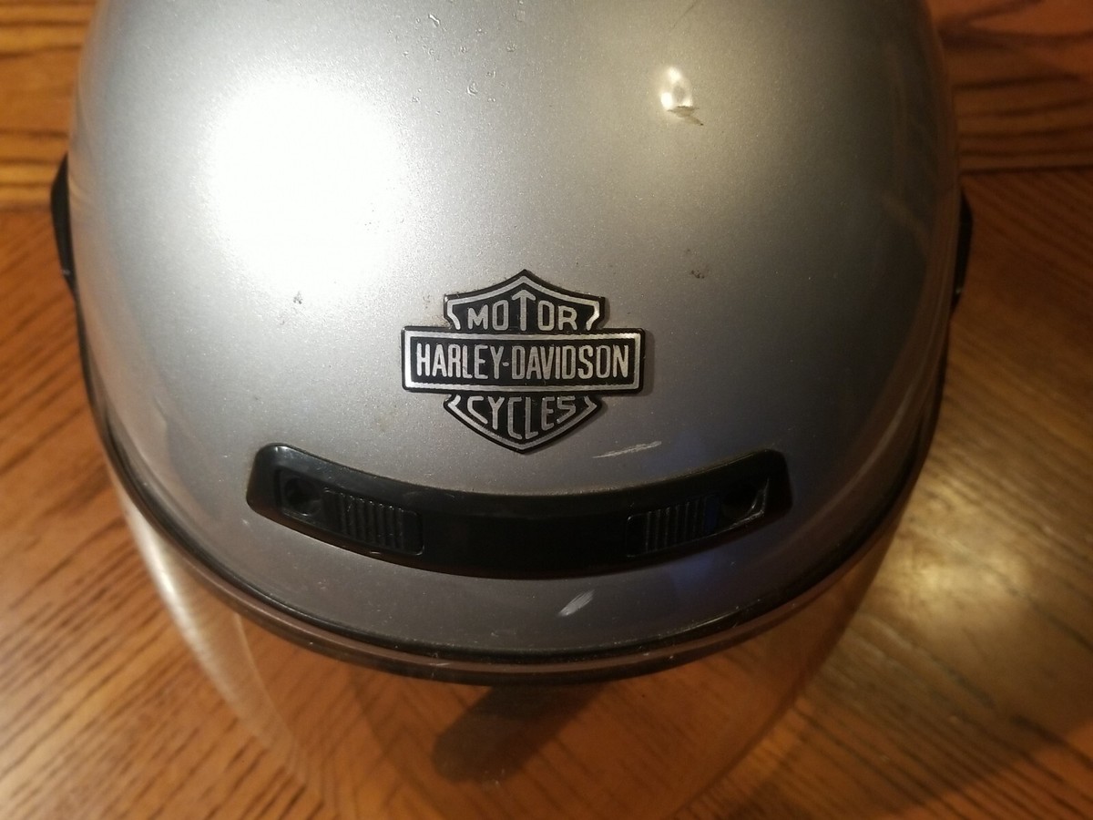 Vintage Harley-Davidson JET Helmet with 5 Position Visor Size XL