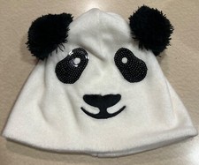 Gap Kids Panda Winter Hat/Beenie w/ Sequin Eyes size  L/XL