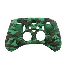 Silicone Grip Cover For Xbox One Series X Controller Green Camo Design