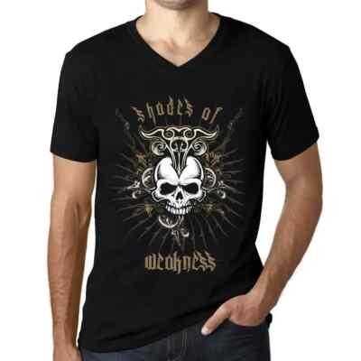 Men's Graphic T-Shirt V Neck Shades Of Weakness Eco-Friendly Limited Edition