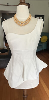 LANE JT Asymmetric Shoulder with Flare Hip Top-size Small