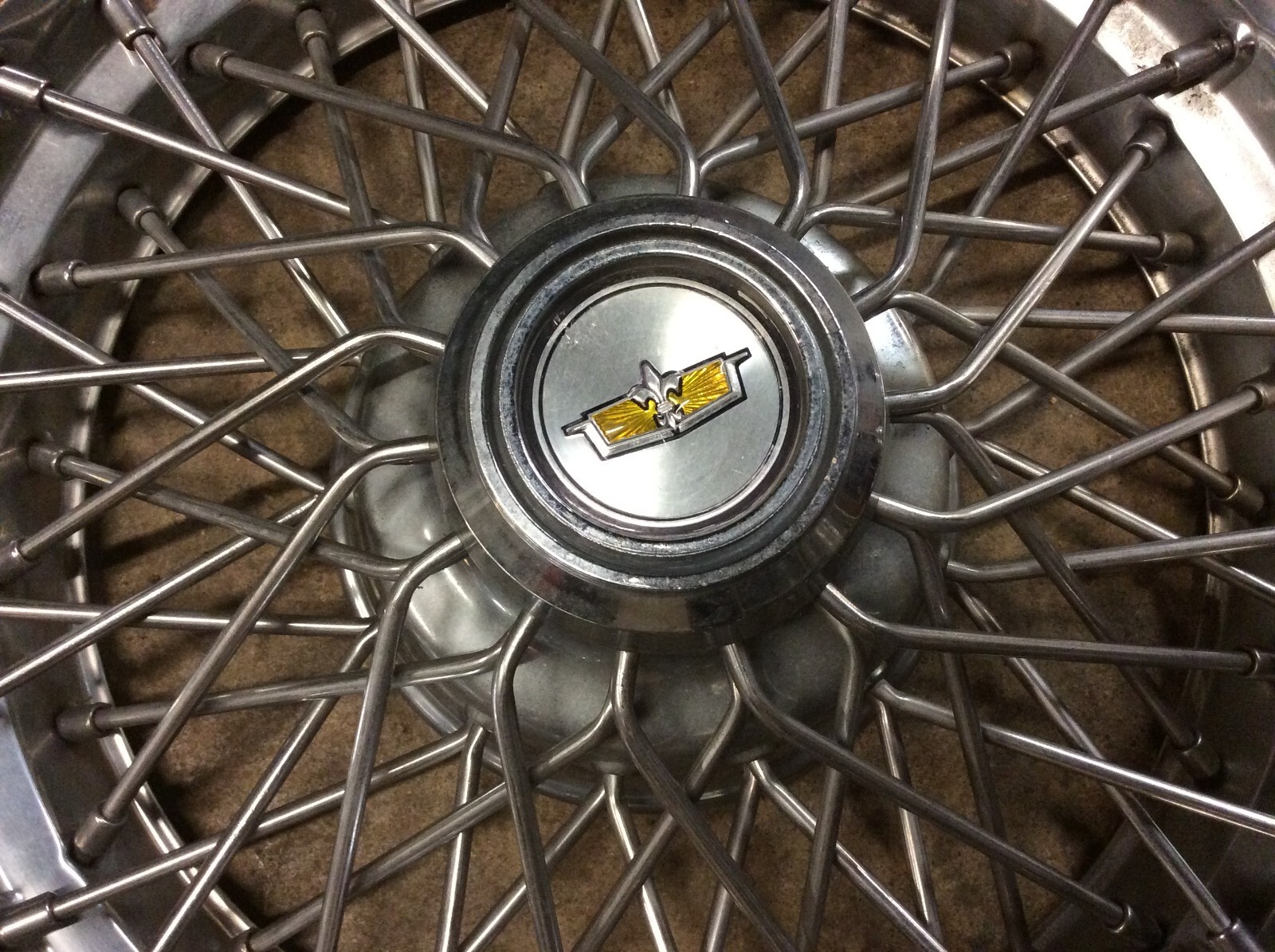 Original Chevy Caprice 15" Spoked Hubcaps Wire Wheel Covers 80's 90 Hub