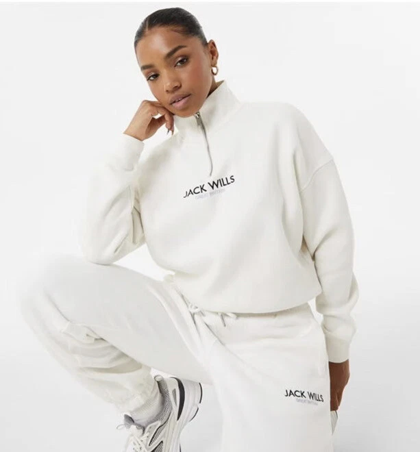 Jack wills white best sale sweatshirt