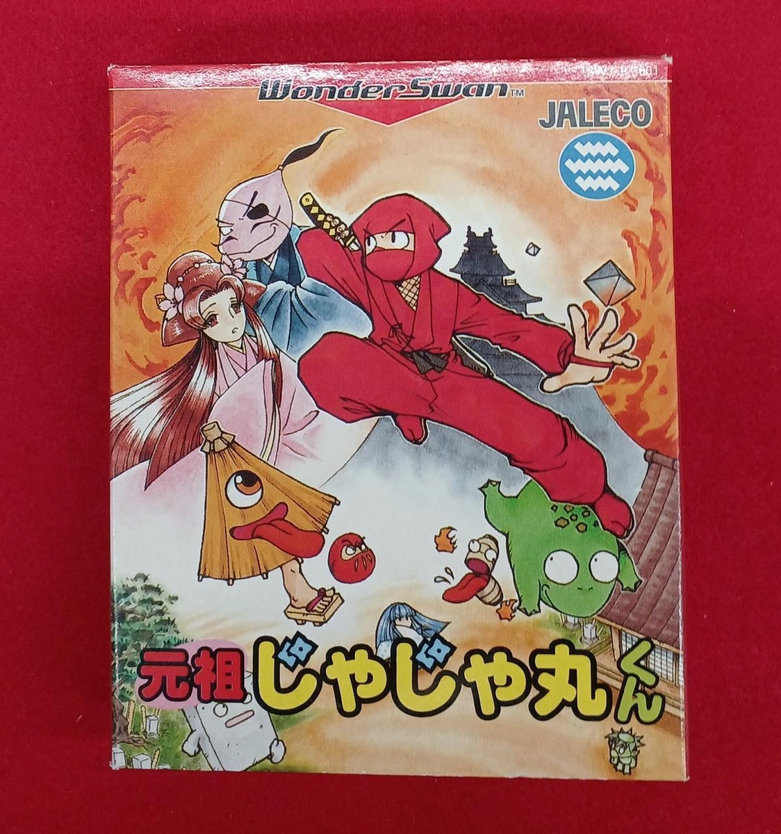 WonderSwan Game Ganso Jajamaru-kun Bandai Jaleco Action Japan