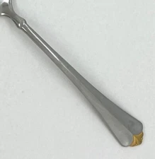 ONEIDA GOLDEN JUILLIARD CUBE HEIRLOOM STAINLESS FLATWARE GOLD ACCENT TIP -CHOICE