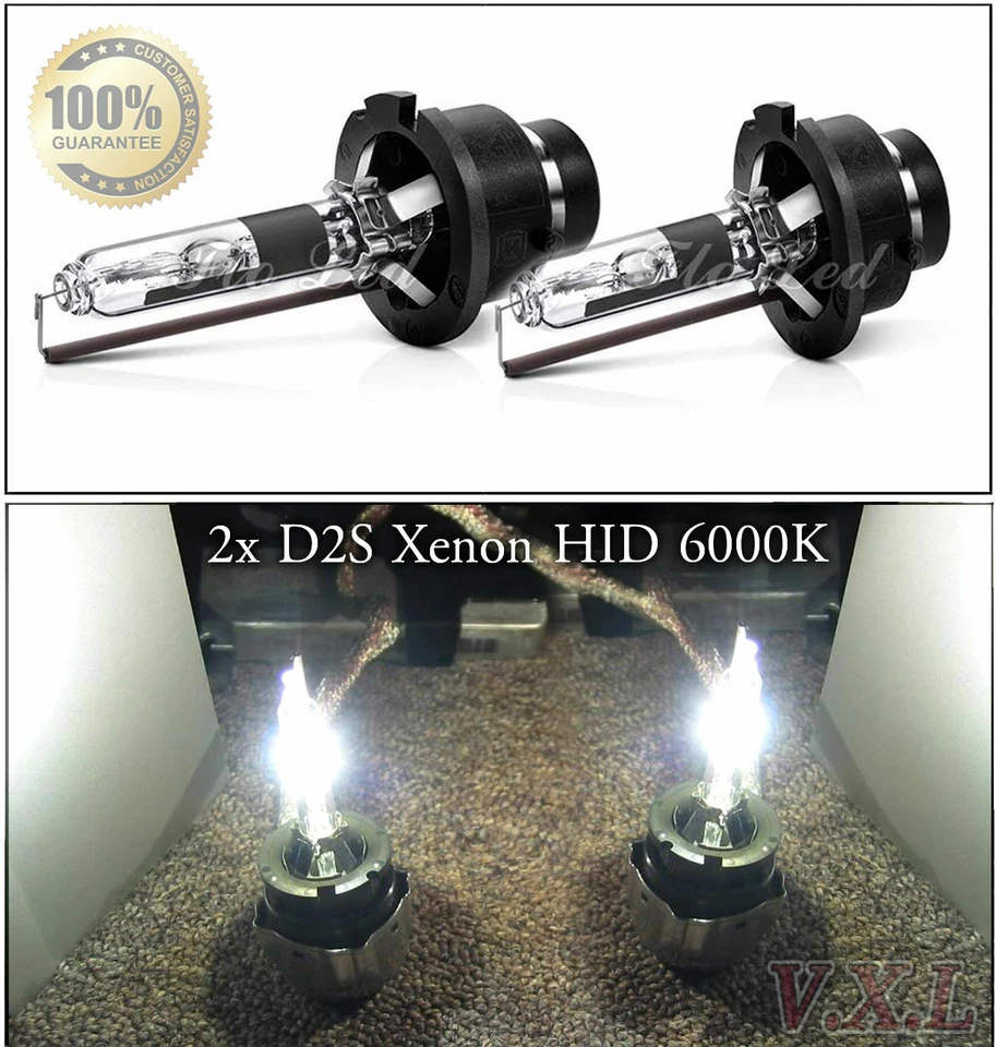 Pair D2S Bulbs Xenon Hid 35W White 6000K Low Beam Range Rover Sport LS 2005-2009 - Image 2 of 4