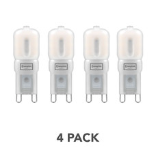 Crompton LED G9 2.5W Light bulb 240V Cool White 4000K 210 Lumens 3422 4 pack