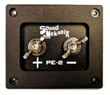 MECCANIXITY 2.4 Inch Speaker Terminal Cup - 2-Way Binding Posts For Subwoofer Box & Car Stereo