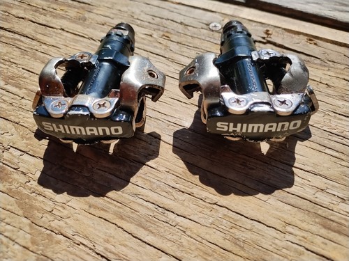 Pédales Shimano PD-M520 SPD Double Face – Pour VTT Et Route – Occasion Bon état