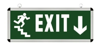 KAZANDJIEV EXIT Schild LED Notbeleuchtung Fluchtwegleuchte Notleuchte Notausgang Unten