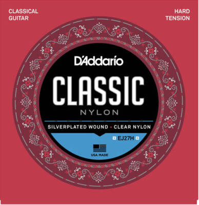 D'Addario EJ27H Nylonsaiten für Konzertgitarre, hard
