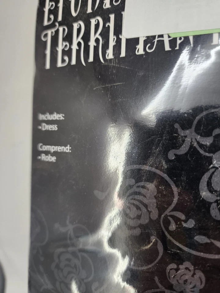 Disfraz de adulto Creepy Coed Wednesday inspirado en Addams talla grande 12-14 Foto 3 de 4