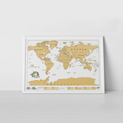 Luckies - Scratch Map Rubbelkarte - Classic - Bild 1 von 3
